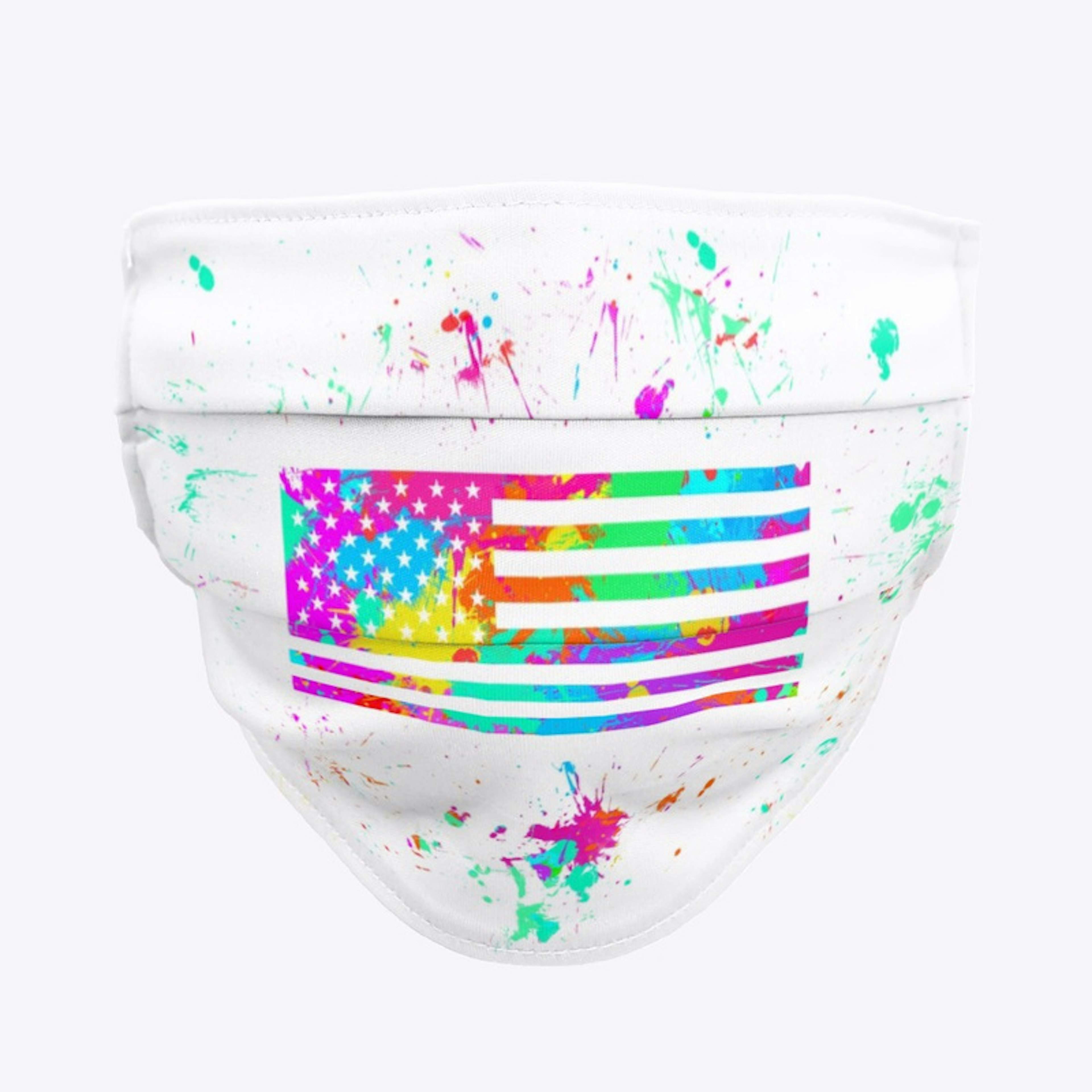USA Flag - Paint Splatter